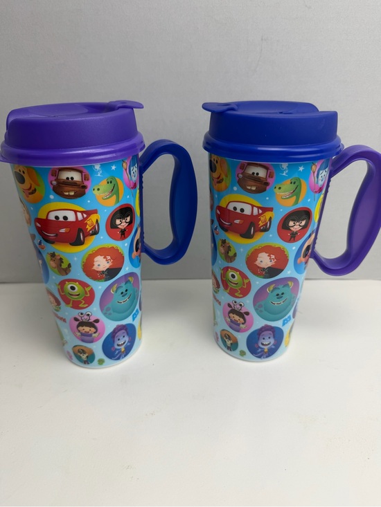 Disney Other - 2026 Disney Parks Resort Reusable Refillable 16OZ Mugs Pixar Lid SET 2 ColorsNew
